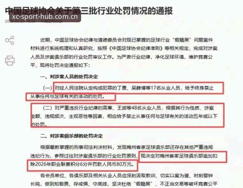 终身禁足vs5年禁赛：中国足协第三批禁足名单全面解读，杏彩体育玩家体验推荐深度分析